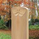 Kindergrab Grabdenkmal mit Schmetterling - Papillon
