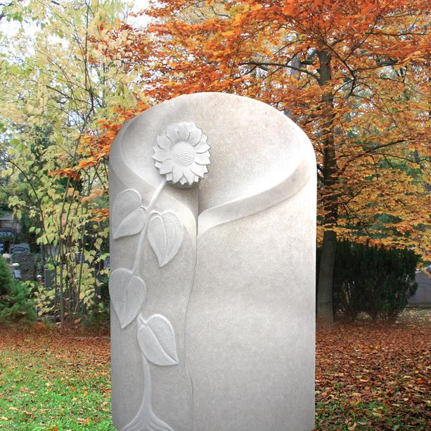 Grabstein für Kind mit Sonnenblume - Florina
