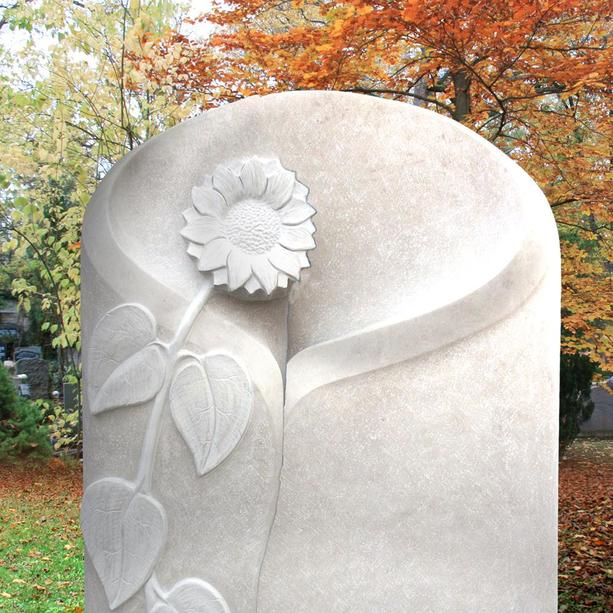 Grabstein für Kind mit Sonnenblume - Florina