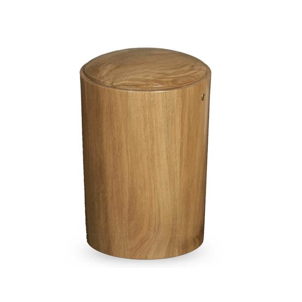 Klassische runde Urne aus Holz - Voltaire