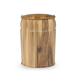 Auergewhnliche runde Holz Urne - Castro