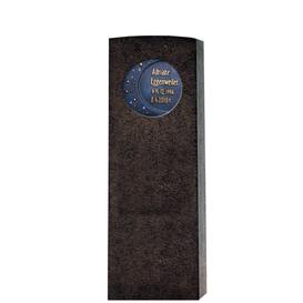 Granit Kindergrab Grabstein mit Bronze / Motiv: Mond &...