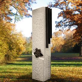 Grabstele fr ein Einzelgrab aus Kalkstein/Bronze - Baculus