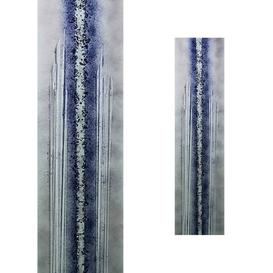 Glasstele mit linienfrmigem Muster - Glasstele S-177